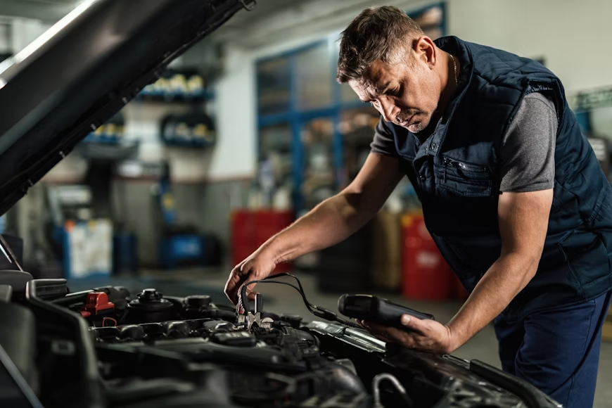 Car repair background